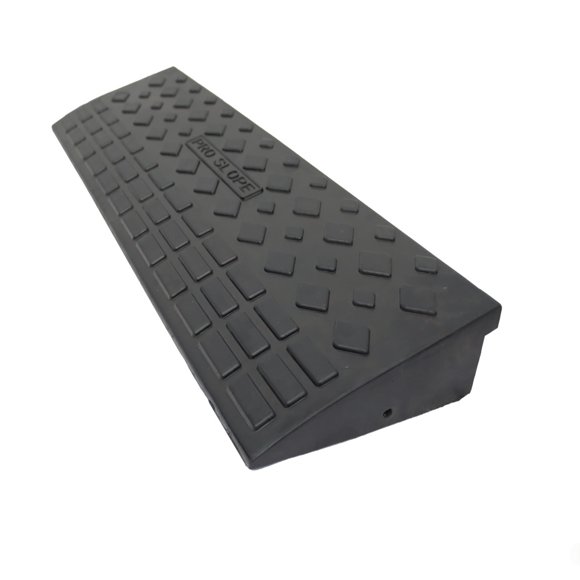 INTBUYING Heavy Duty Loading Rubber Dock Industry Rubber Curb Ramps Car Slope Ramp 35.5’’L×10’’W×3.7’’H 44000lbs/20ton