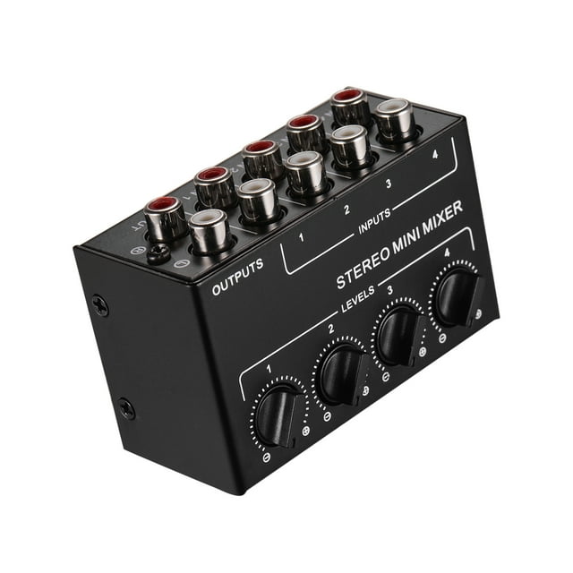 Mixer,4-channel Rca Stereo Audio With Rca Metal With 4-channel Rca Audio With 4-channel Metal Shell Hxber Rusuo Simbae Audio Stereo Hippopy Sound Stereo