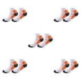 thumbnail image 1 of Wweixi 2piece Relieve Foot Fatigue Compression Socks For Greater Comfortable To Wear Ankles Socks orange S/M 5Set, 1 of 6