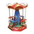 thumbnail image 2 of Alexander Taron Old Fashioned Carousel Adult Lever Wind Collectible Tin Toy - 9", 2 of 2