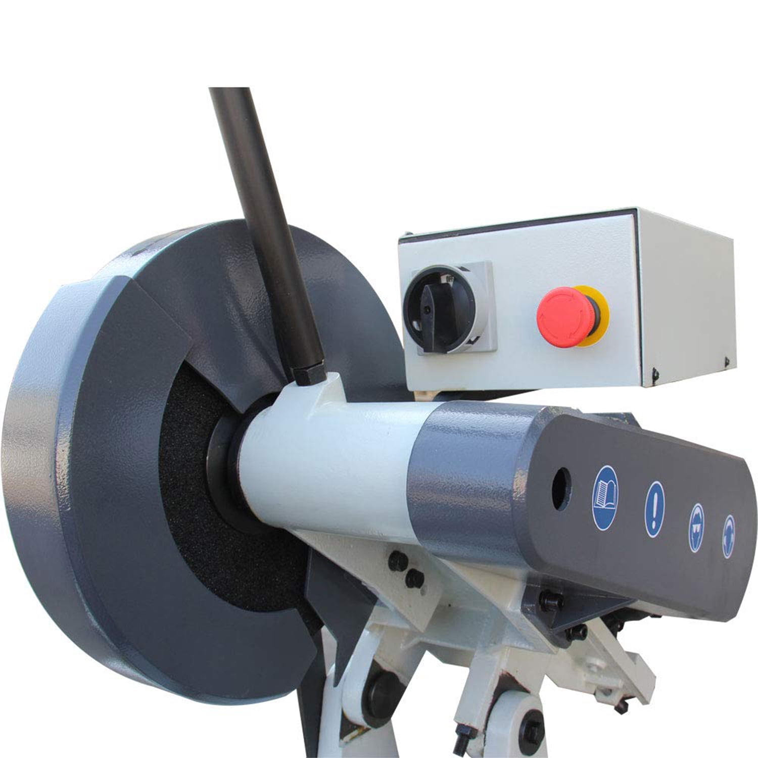 Kaka Industrial Abrasive Saw, Chop Saw, 0-45 Degrees Adjustable Angle Miter Saw, 12in Blade, 4000W 6480RPM TV-12