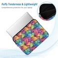 thumbnail image 2 of FORMRS 15"-15.6" Laptop Sleeve Protective Case Soft Carrying Quilted Computer Bag Cover, Vibrant Leaves Pattern, 2 of 7