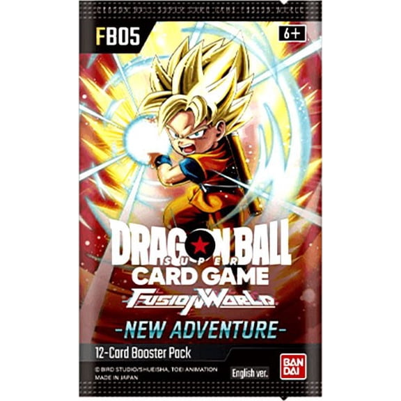 Dragon Ball Super Fusion World 05 New Adventure Booster Pack (ENGLISH, 12 Cards)