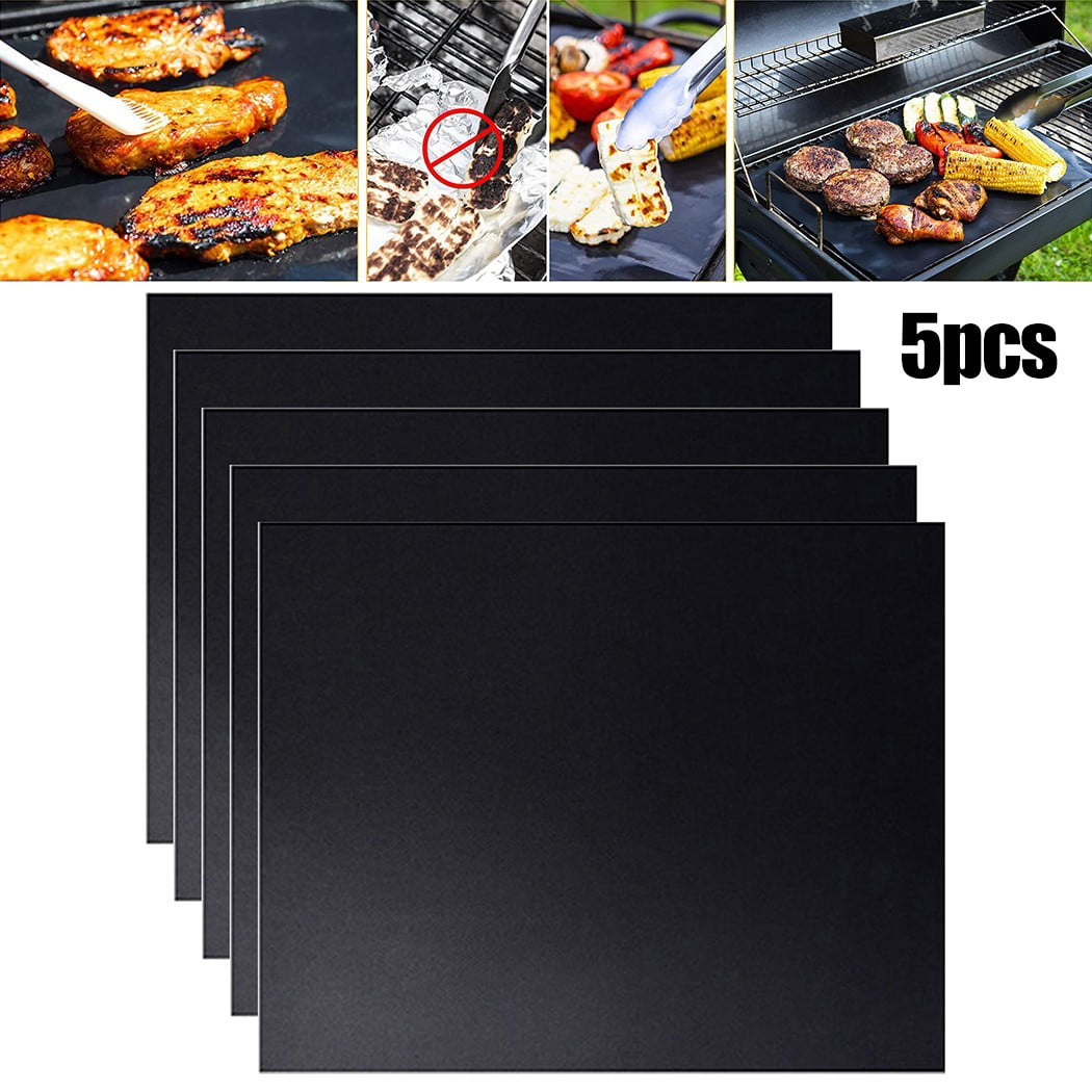 Details about   Baking Grill Sheet Reusable Non Stick Bbq Mat Cooking Barbecue Pad Mats Liner 5