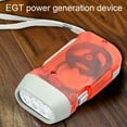 thumbnail image 6 of Msgweeeg Outdoor Hand-Cranked Automatic Power Generation Emergency Flashlight Mini Convenient Rechargeable LED Torch for Camping Hiking Power Outage Emergency Preparedness Survival Gear, 6 of 7