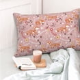 thumbnail image 4 of KLL Beautiful Fox Pillow Covers Envelope Closure,Super Soft and Cozy Fuzzy Fleece Pillow Case Cover (No pillow core） 20"x30", 4 of 5
