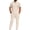 Khaki, variant on Men 2 Piece Casual Beach Outfits Short Sleeve Button Down Shirts Summer Loose Pant Sets Vacation Walking Outfits White S