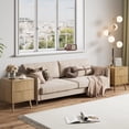 thumbnail image 6 of YouTrend Nightstands Set of 2 with 2 Drawers,Beside Table with Fluted Design ,End Table with Solid Wood Legs for bedroom, 6 of 9