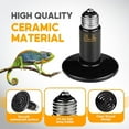 thumbnail image 5 of Simple Deluxe 150W 1-Pack Ceramic Heat Emitter, No Light Emitting Light Bulbs, Ceramic Heat Lamp for Reptiles, Snake, Lizard, Spider, 5 of 6