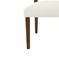 thumbnail image 5 of Christopher Knight Home Mid-Century Modern Rattan Dining Chairs, Upholstered Side Chairs, Solid Wood, Walnut+Beige, Set of 2, 5 of 7