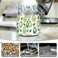 thumbnail image 6 of Yayeee Ashtray with Lid for Cigarette Smokeless Stainless Steel Home Ash Holder, Avocado, 6 of 7