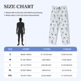 thumbnail image 6 of Kdxio Scarf Bear Print Men's Sleep Pajama Pant Lounge Pants with Pockets, 6 of 8