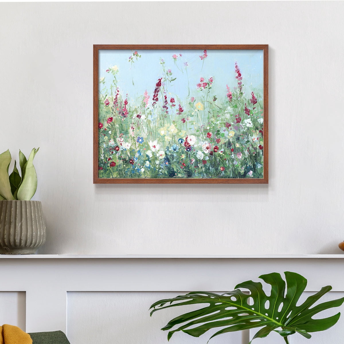 Sweet Summer Meadow by Sally Swatland - Restickable Framed Giclée Print