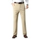 thumbnail image 5 of Pantalones largos para hombre, lisos, informales, de negocios, con bolsillos, para exteriores, con botones y cremallera, de poliéster., 5 of 9