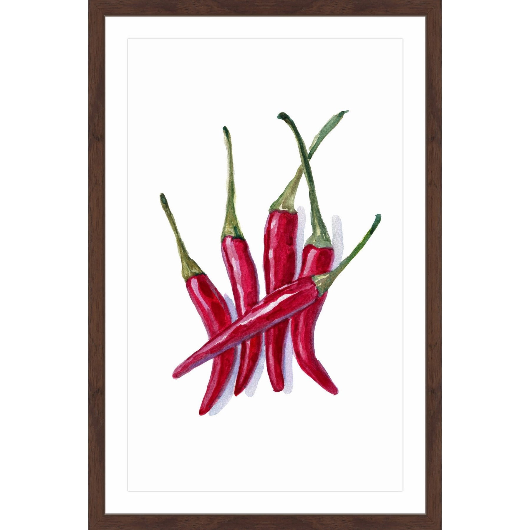 "Keeping It Spicy" Framed Painting Art Print