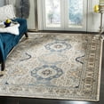 thumbnail image 2 of Persian Garden Silver/Ivory Medium Rectangle Rug-Color:Ivory,Shape:Runner,Size:2'-2" X 8', 2 of 5