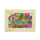 thumbnail image 1 of El Grand Palace Elephant Thailand Graffiti Escritorio de madera Arte Pintura 5x7 pulgadas marco de foto foto, 1 of 4