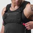 thumbnail image 7 of Sports Chest Bag for Men & Women, Lightweight Running Vest Bag with Phone Holder, Water-Repellent Wear-Resistant, for Workouts, Skiing, Cycling, Hiking, 7 of 7