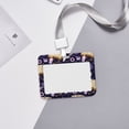 thumbnail image 6 of Naloa Lavender Flowers Card Badge Holder Work Badge Sleeve for Office, School, Factory, ID Credit Cards, Driver Licenses and Passes, 6 of 7