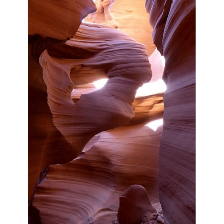 Contemporary Arizona Light - Canvas Print Antelope Arizona USA Lower Light Shadow Canyon Stretched Canvas 10 x 14
