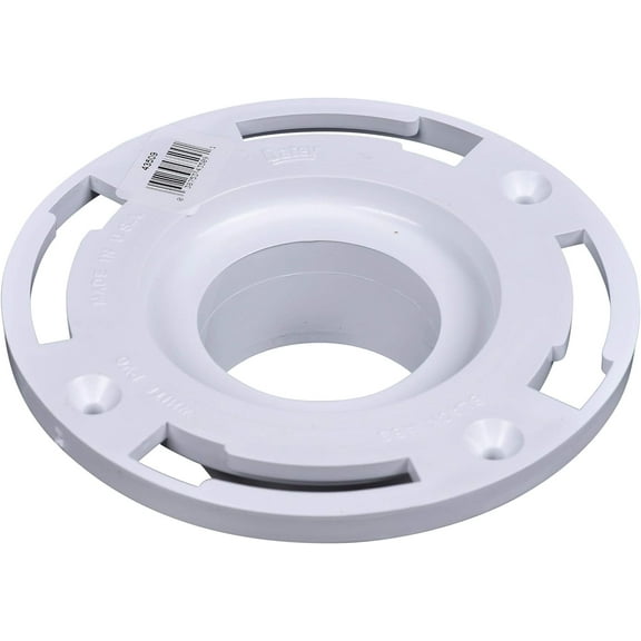 Oatey 43509 Closet Flange, 3 in Connection, PVC, White