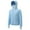 Blue, variant on Unisex Summer Cooling Fan Jacket with Face Mask USB Sun Protective Quick Dry Hiking Jackets Men Women Air Conditioning Fishing Coat with Thumb Holes S-3XL Light Blue