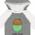 thumbnail image 4 of Inktastic Little Spud Green Boys or Girls Long Sleeve Baby Bodysuit, 4 of 5