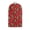 Poinsettia Christmas Tree Pattern, variant on HELLHERO Dustproof Kitchen Blender Dust Cover with Dachshund Santa Claus Pattern & Univesal 15.94"H x 9.45"L x 7.28"W