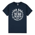 thumbnail image 2 of Fur Dad the Man the Myth T-Shirt, Gift for Him, Father's Day Dog Dad T-shirt, Cat Dad Men's Gift, Pet Lover Men's Tee, 2 of 4