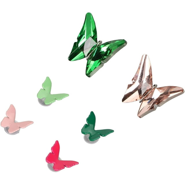 HUGFEGWE Shoe Decoration, Removable 6pcs Cute Plastic Shoe Clips Easy Installation All Matching for Camping for Daily CJB91-36869