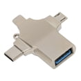 thumbnail image 2 of Adaptador OTG 3 en 1 Tipo C Micro Lightning a USB Máximo 10 Gbps Adaptador USB OTG de aleación de zinc para transmisión y carga, 2 of 14