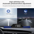thumbnail image 3 of Car HUD Display, Speed MPH Digital Speedometer Display Easy Installation Sensitive  For Vehicle, 3 of 8