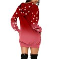 thumbnail image 4 of Vestido con capucha con estampado navideño,Vestido con capucha para mujer Vestido con capucha de Navidad para mujer Vestido con capucha y sudadera con capucha Tecnología avanzada, 4 of 6
