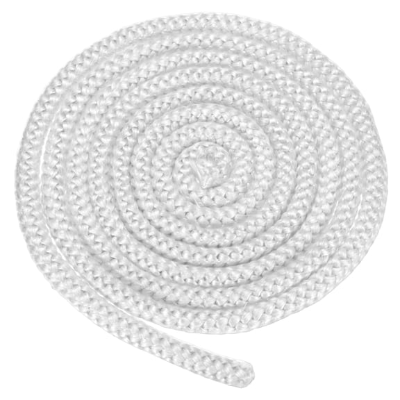 Uxcell Wood Stove Gasket, 1/2" x 118.1" Round Fiberglass Seal Rope for Fireplace Door/Wood Stoves [White]