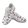thumbnail image 3 of COEQINE Women Sneakers Running Walking Shoes Dachshund Heart Watercolor White Sole Fashion Tennis Shoes for Travel Casual Breathable Mesh Trainers Footwear, 3 of 7