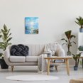 thumbnail image 3 of Stupell Industries Abstract Ocean Bliss Blue Landscape Painting Gallery Wrapped Canvas Art Print Wall Art, 16 x 20, 3 of 8