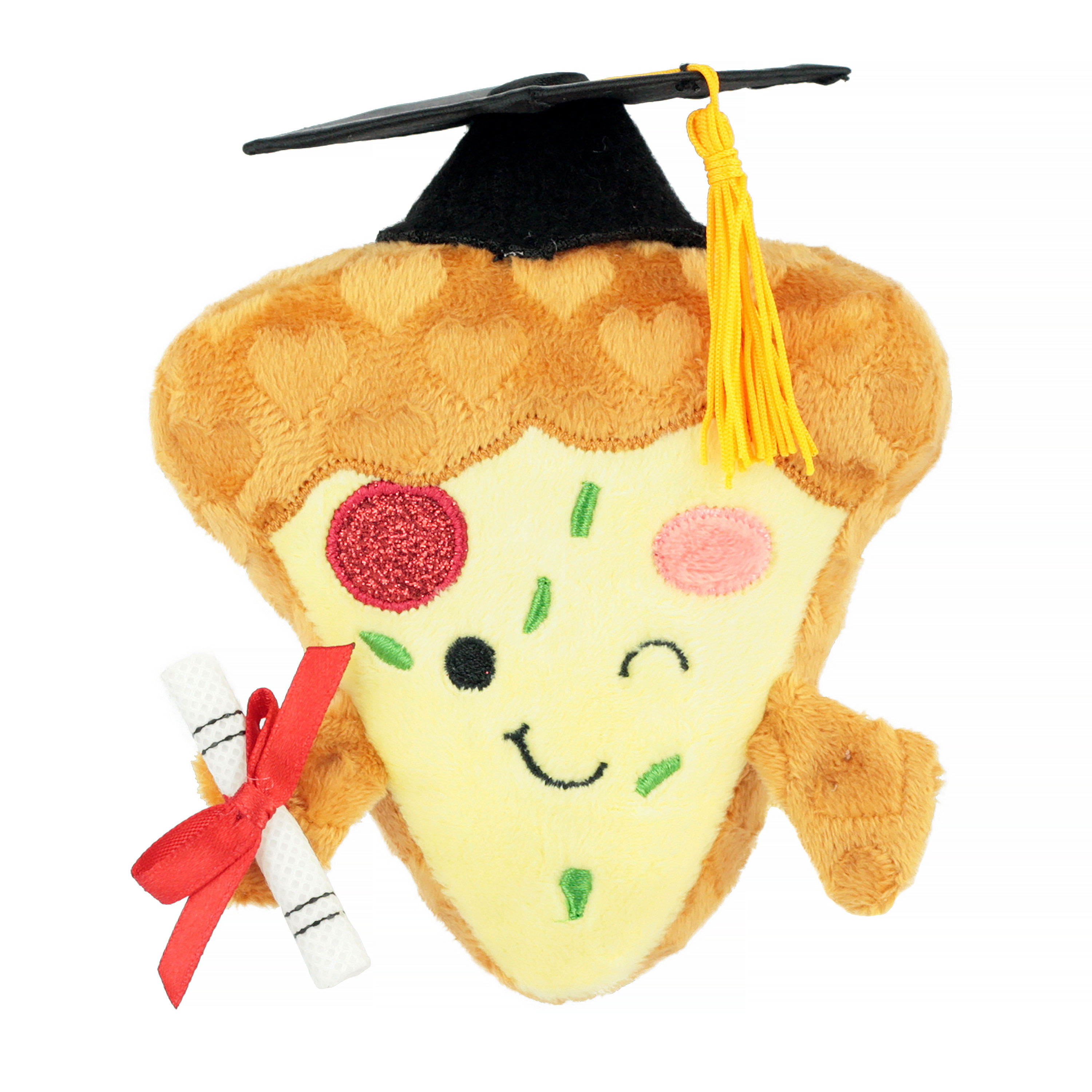 Pizza Graduation Yummylicious with Back Pack Clip 