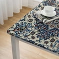 thumbnail image 4 of PIKWEEK Home Decor Decorative Boho Mandala Brown Circle Square Tablecloth white, 4 of 7