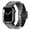 Black/Gray, variant on Braided Solo Loop Compatible with Apple Watch Band 42mm/44mm/45mm/46mm/49mm Women Men, Adjustable Stretchy Bands Elastic Sport Wristbands for iWatch Series 10 9 8 7 6 5 4 3 2 SE,Rainbow Black