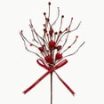 thumbnail image 1 of Flor de baya roja artificial para el día de San Valentín, tallos de bayas en forma de corazón, ramas de bayas para regalo de San Valentín, boda, decoración del hogar, 1 of 6