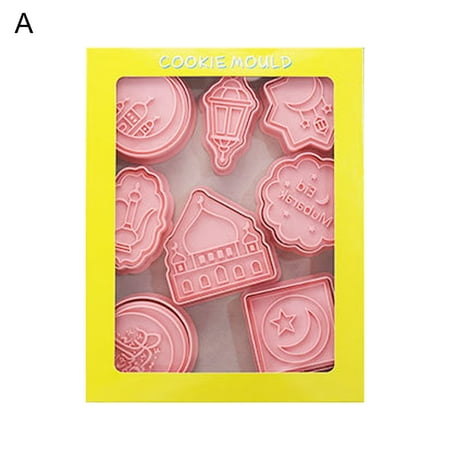 

Trayknick 1 Set Festival Cookie Cutter Middle East Style DIY Plastic Children Holiday Biscuit Molds Kitchen Supplies