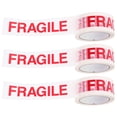 thumbnail image 1 of 3 Rolls Fragile Stickers Fragile Warning Packing Shipping Labels Adhesive Warning Stickers Moving Packing Box Tape For Shipping And Moving, 1 of 8