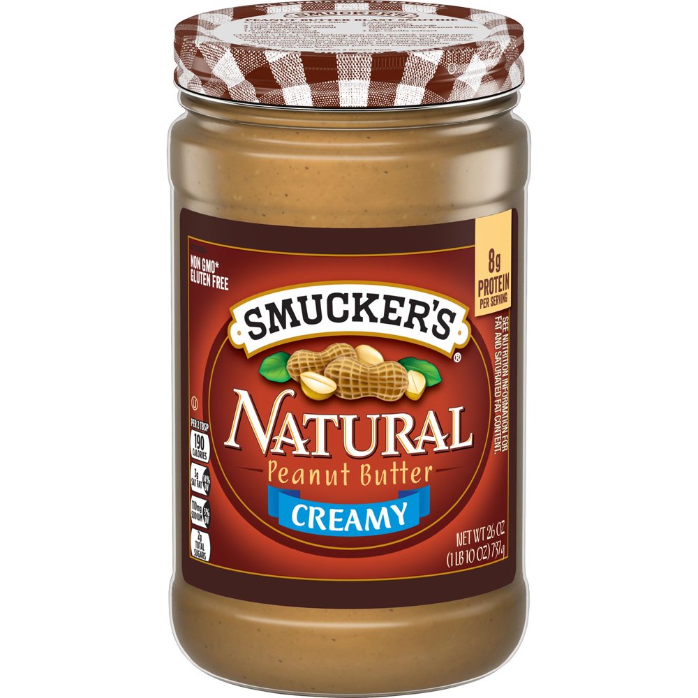 Smucker's Natural Creamy Peanut Butter, 26Ounce