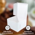 thumbnail image 5 of Inch White Cake Boxes, One-Piece Bakery Packaging, 250 Count, 5 of 8