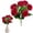 Hot Pink, variant on Single Artificial Rose Flower Bunch, Realistic Plastic Prop for Sports Day Dance Performance Home Decor, Multiple Colors, 1 Stem