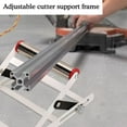 thumbnail image 5 of CHUAYA Adjustable Cutting Machine Support Frame, Table Saw Stand Height Adjustable, Metal Cutting Machine Work Support Stand, Foldable Cutting Machine Support Frame, 5 of 7