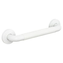 Evekare White Bathroom Grab Bar, 12 inch ABS