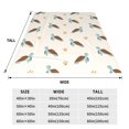 thumbnail image 3 of Rateoe Sea Turtle Print Fuzzy Fleece Throw Blanket Extra Large,Super Soft,Fluffy and Warm Blankets for Couch,Bed,All Season Use (50"x40"), 3 of 8