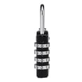 thumbnail image 4 of Uxcell 4 Digit Combination Padlock, 4mm Steel Shackle Code Padlocks Black 2Packs, 4 of 6