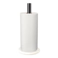 thumbnail image 6 of happimess PRH2000F Avery Modern Classic Metal with Non Slip Weighted Marble Base Paper Towel Holder, White/Black, 6 of 6